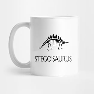 Stegosaurus - Late Jurassic Fossil (Archaeology, Paleontology) Mug